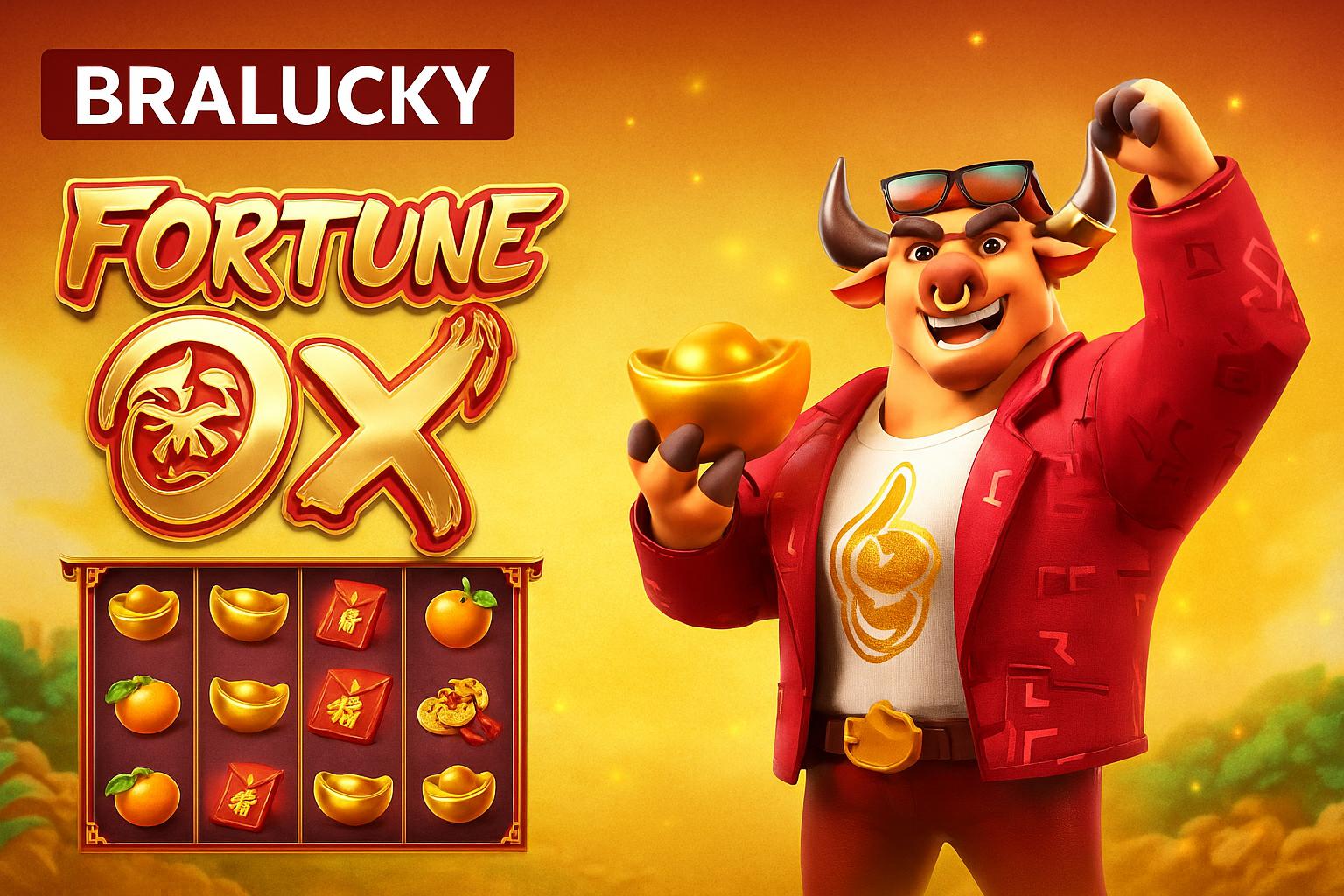 Fortune Ox no BRALUCKY - Aposte Agora e Reivindique Seus Ganhos
