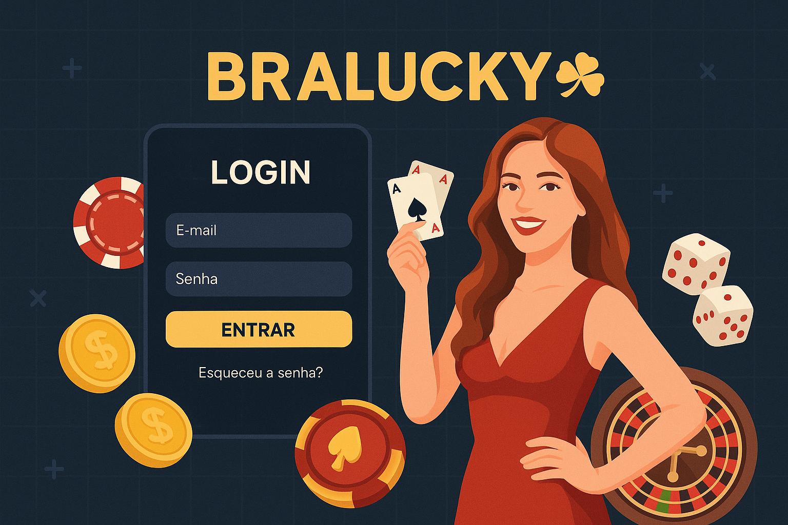 Criar uma nova Conta no plataforma BRALUCKY  